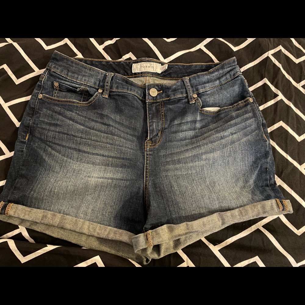 Torrid denim jean shorts